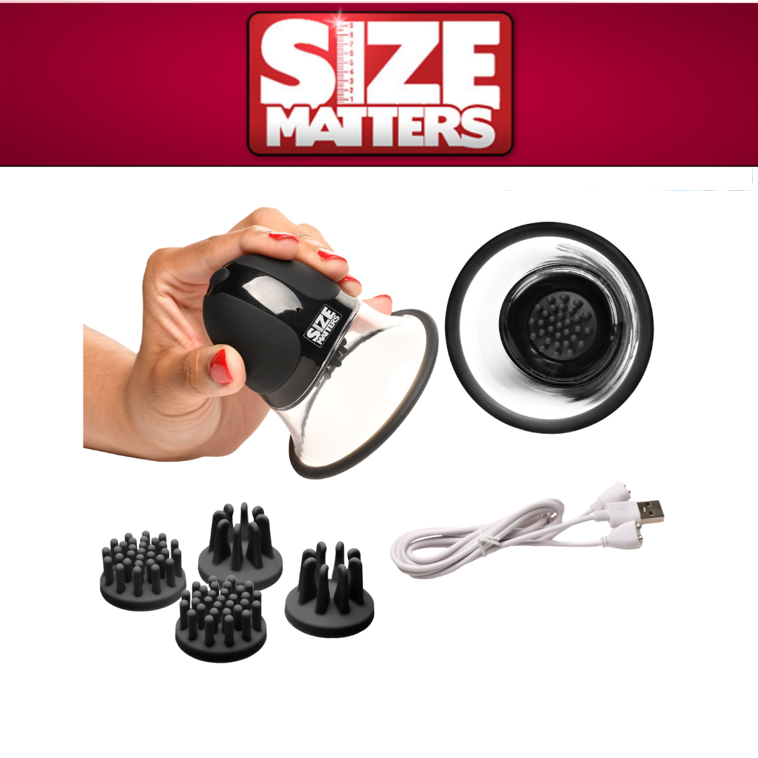 10x Rotating Nipple Suckers With 4 Attachments
