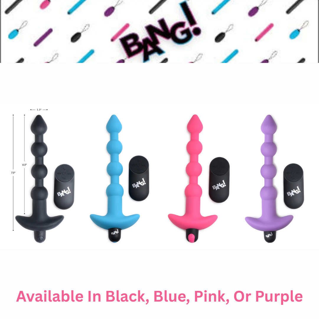 Remote Control Vibrating Silicone Anal Beads
