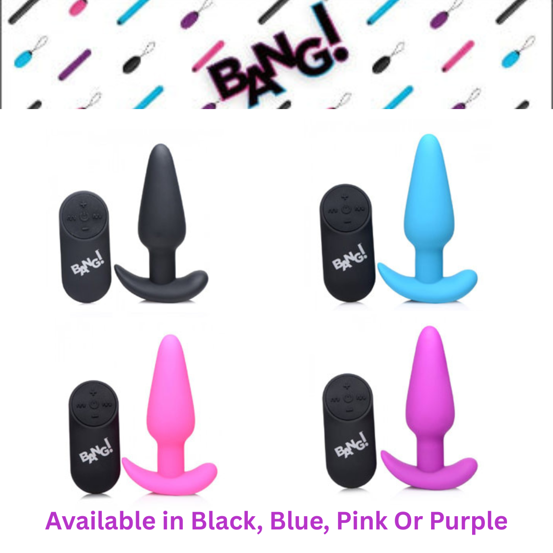 Remote Control 21x Vibrating Silicone Butt Plug