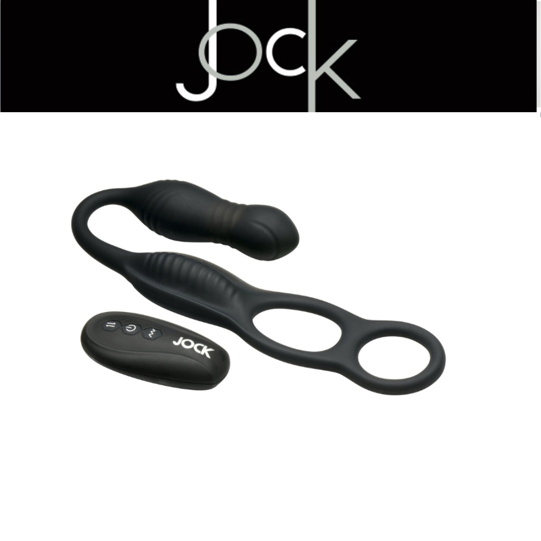 Hyper Thrusting And Vibrating Anal Plug With C-ring