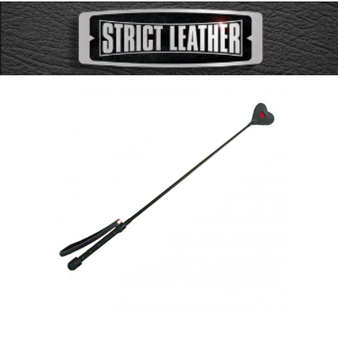 Strict Leather Heart Tip Crop