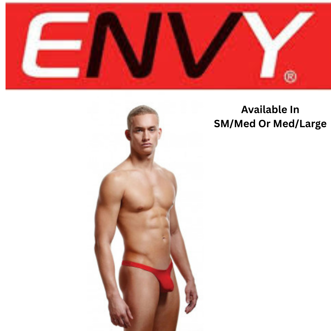 Red Low Rise Thong