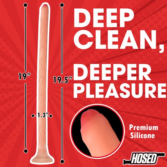 Slim Silicone Enema Hose