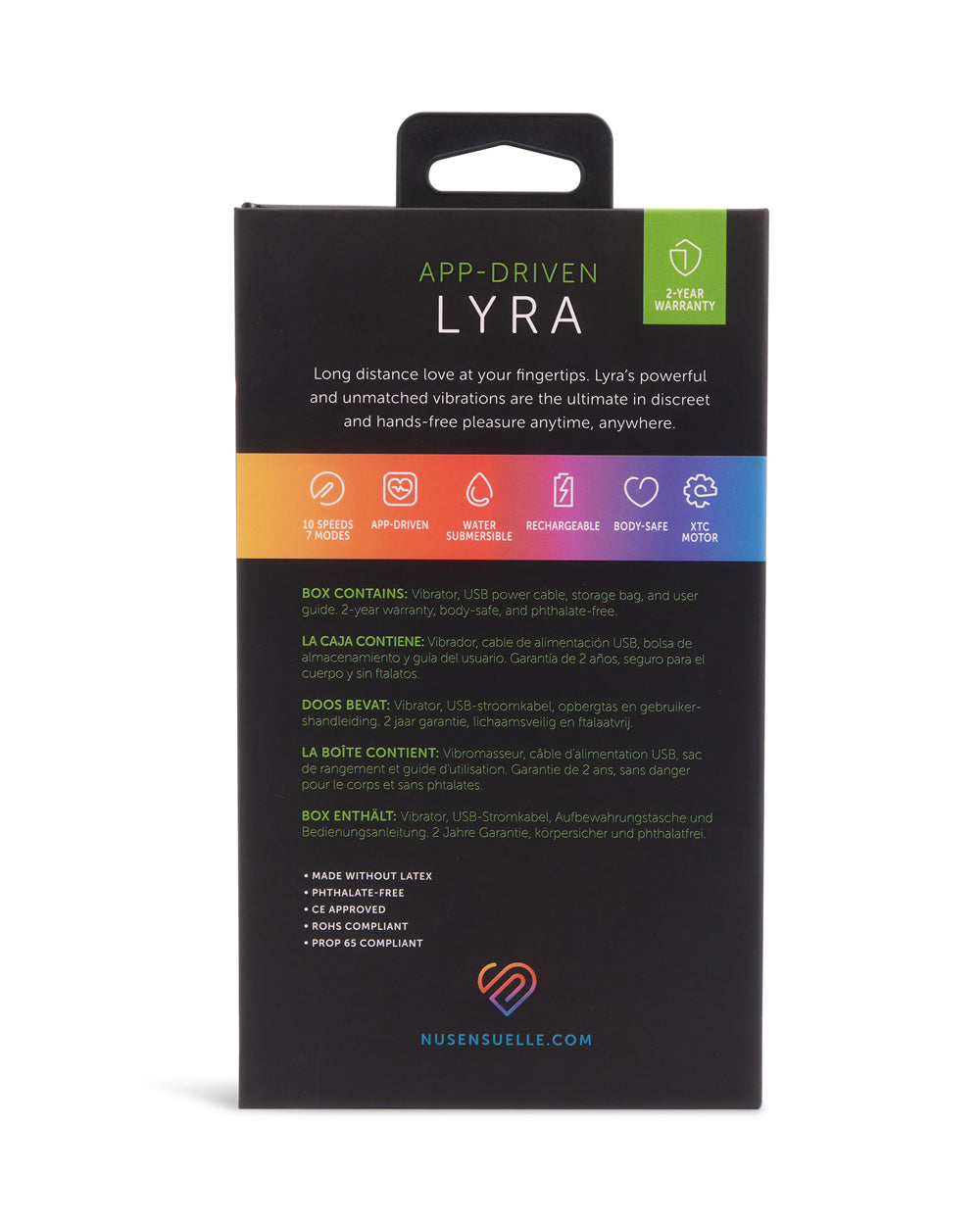 Nu Sensuelle Lyra Panty Vibe App Driven