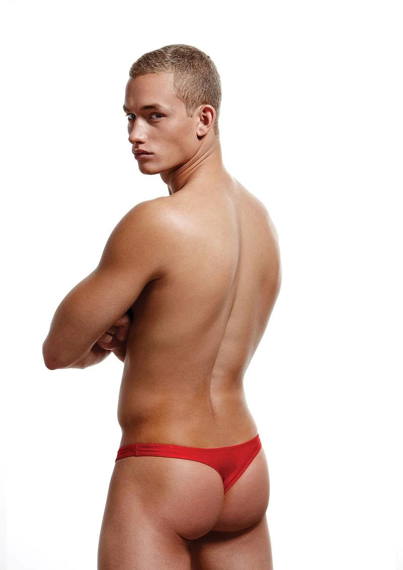 Red Low Rise Thong