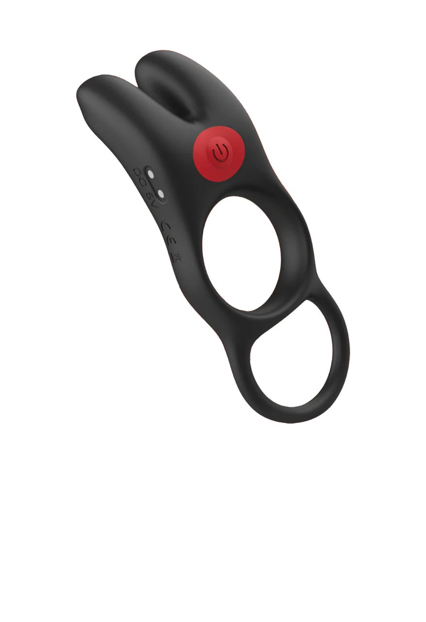 Red Dot Vibrating Cock Ring V1 With Remote