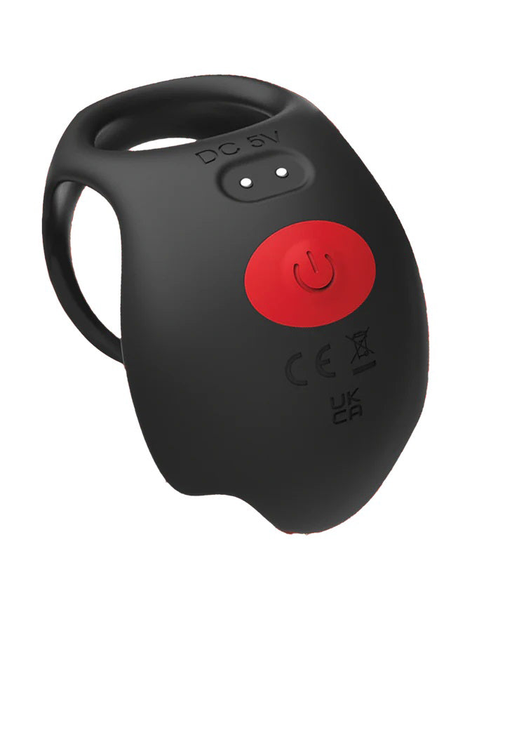 Red Dot Vibrating Cock Ring V3 With Remote