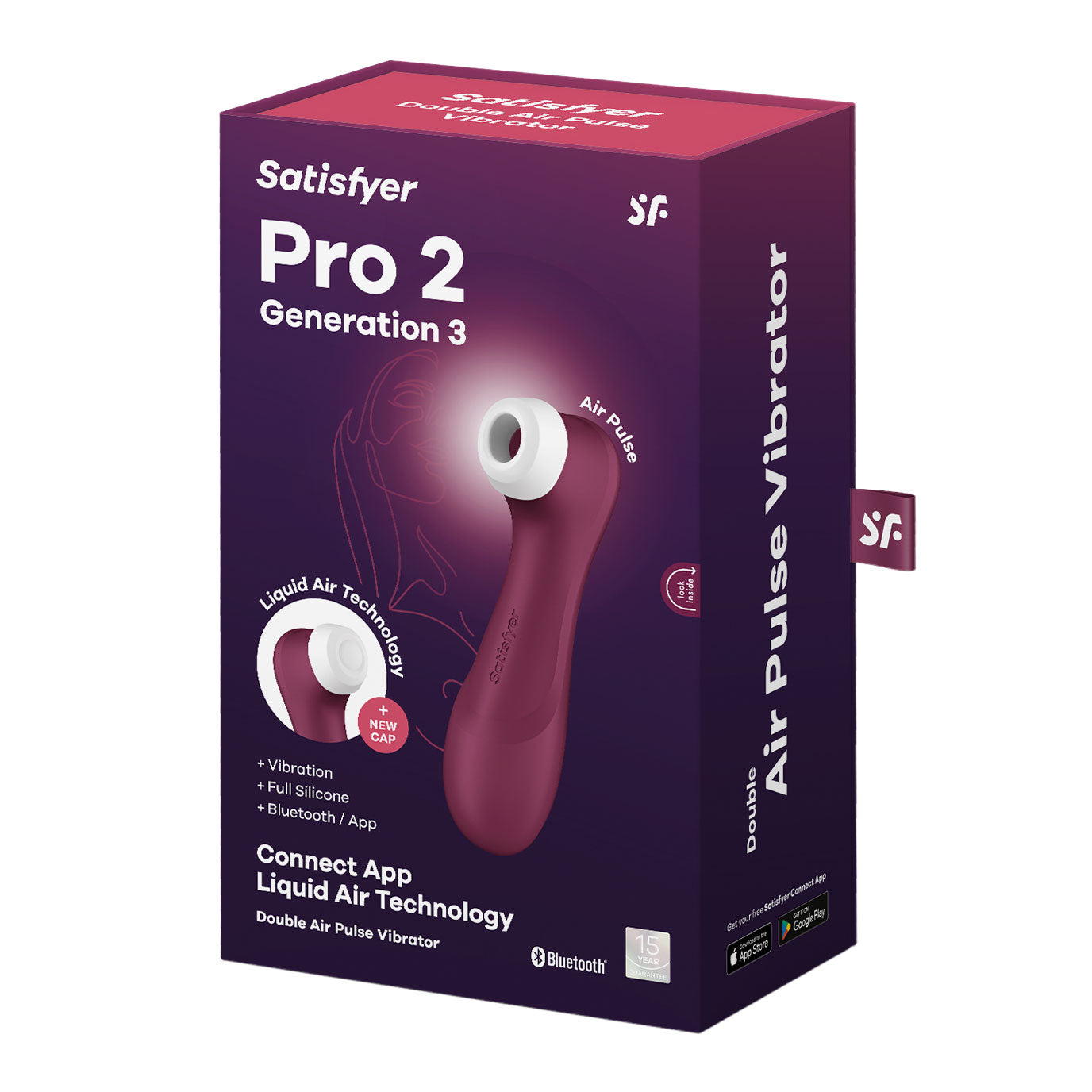 Satisfyer Pro 2 Generation 3 Connect App Liquid Air Technology