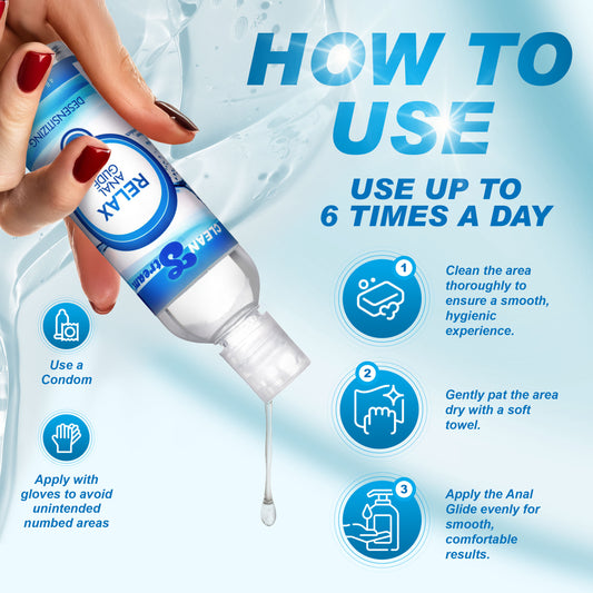 Cleanstream Relax Desensitizing Water-based Anal Lube