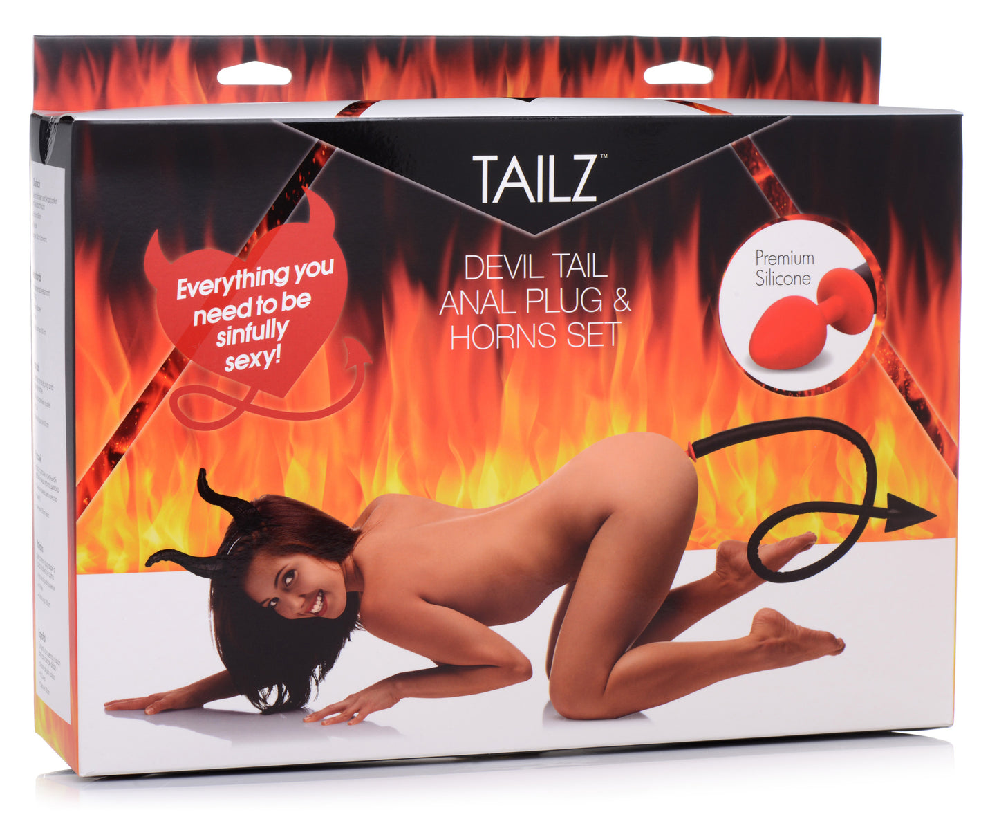 Devil Tail Anal Plug & Horns Set