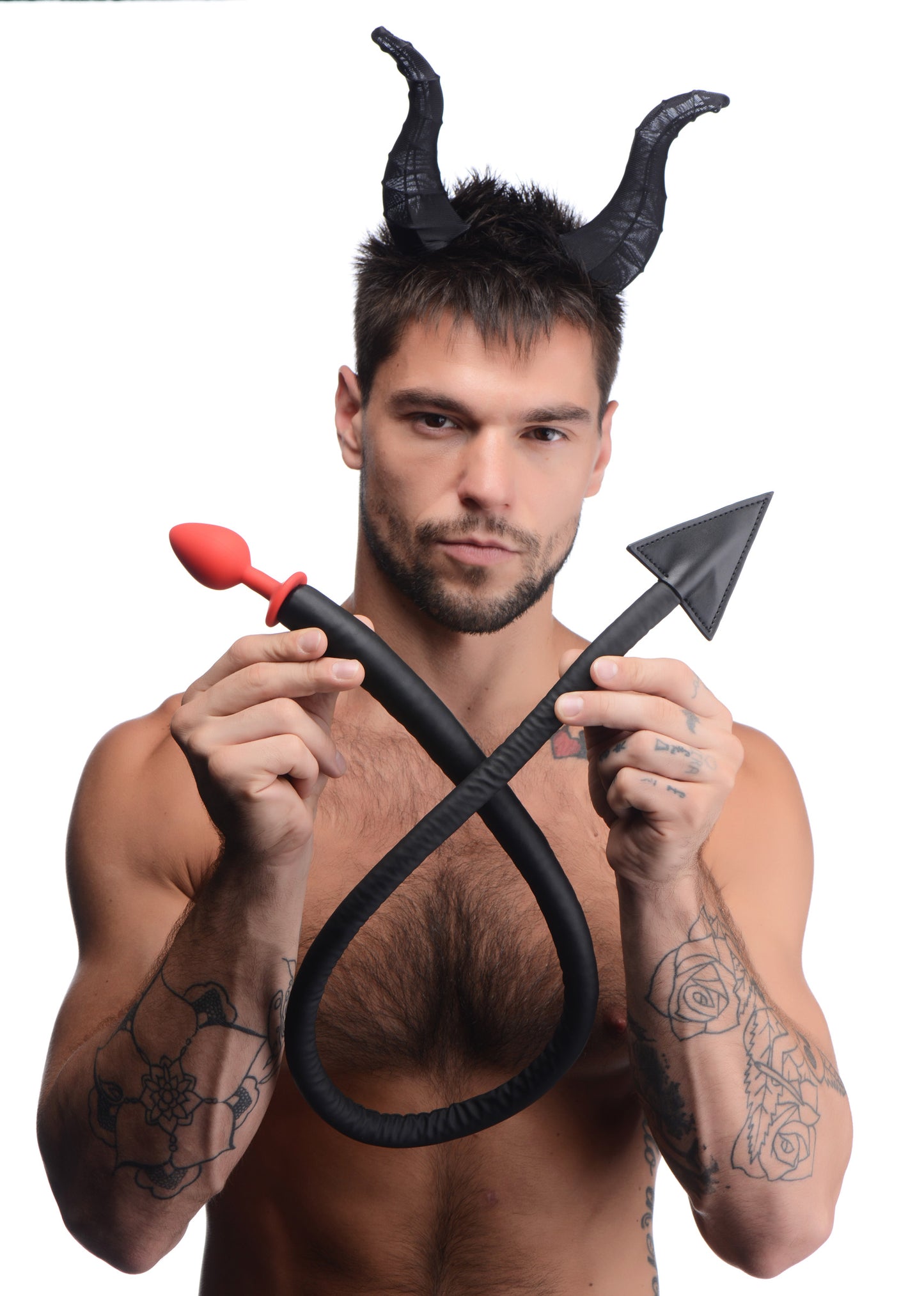 Devil Tail Anal Plug & Horns Set