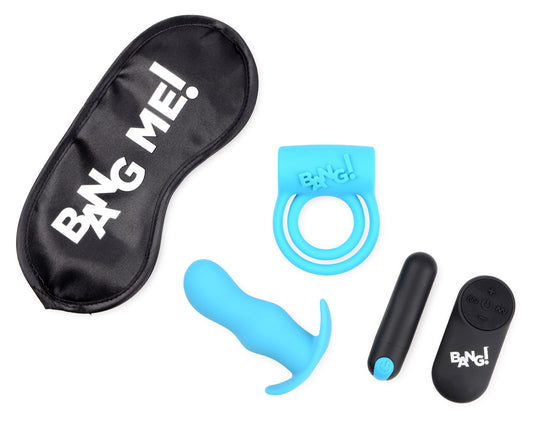 Duo Blast Remote Control Cock Ring & Butt Plug Vibe Kit