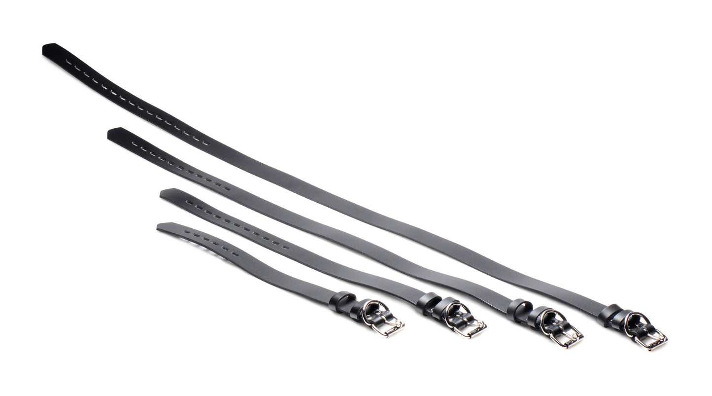 4Pk Leather Locking Bondage Straps