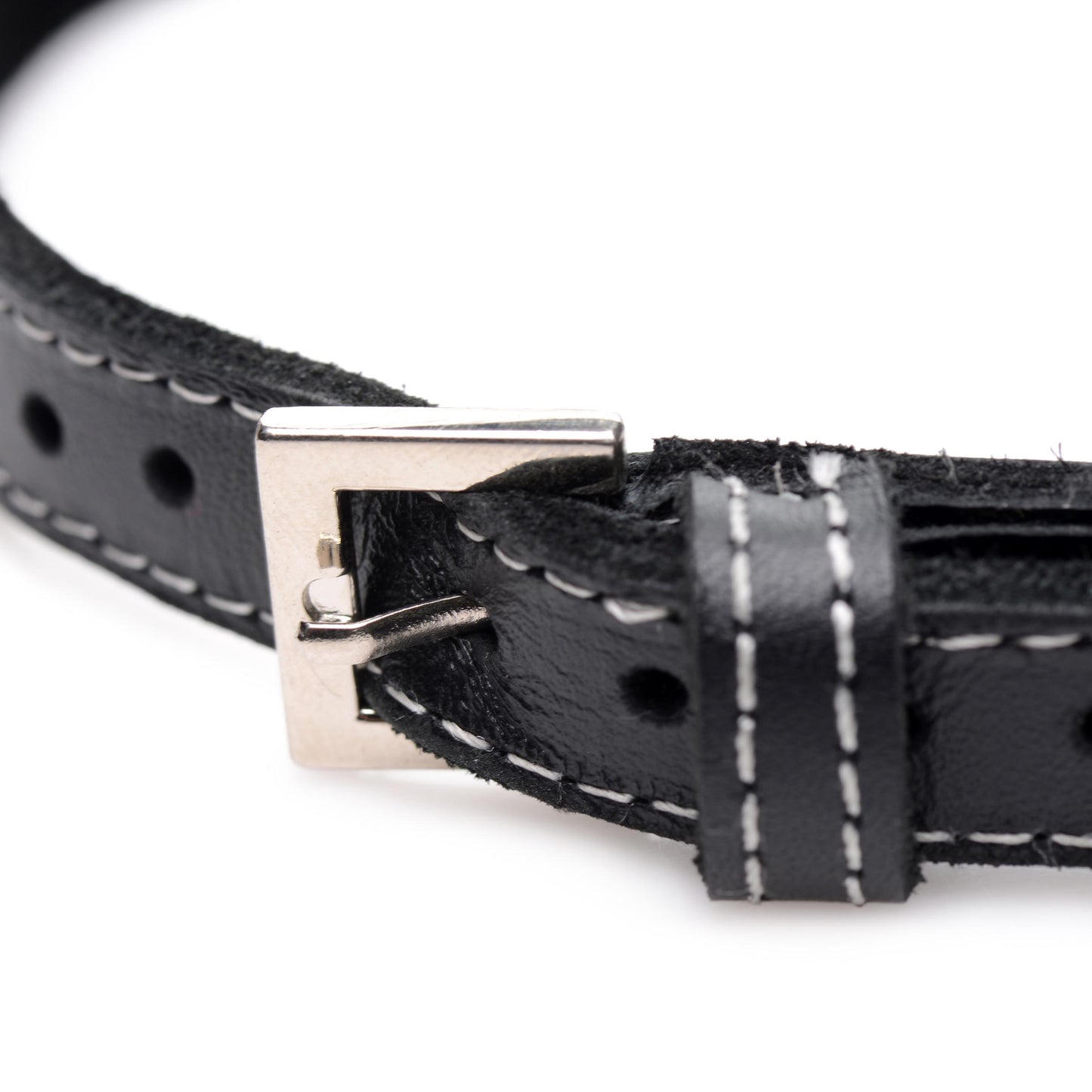 Royal Vixen Leather Choker With Rhinestones