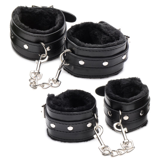 Hook Up 10Pc Plush Bondage Set
