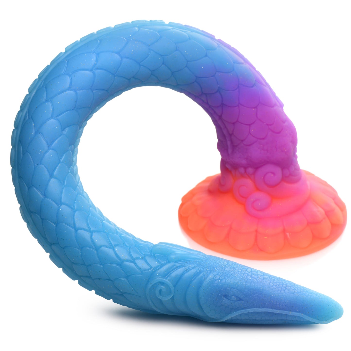 Makara Glow-in-the-dark 18 Inch Silicone Snake Dildo