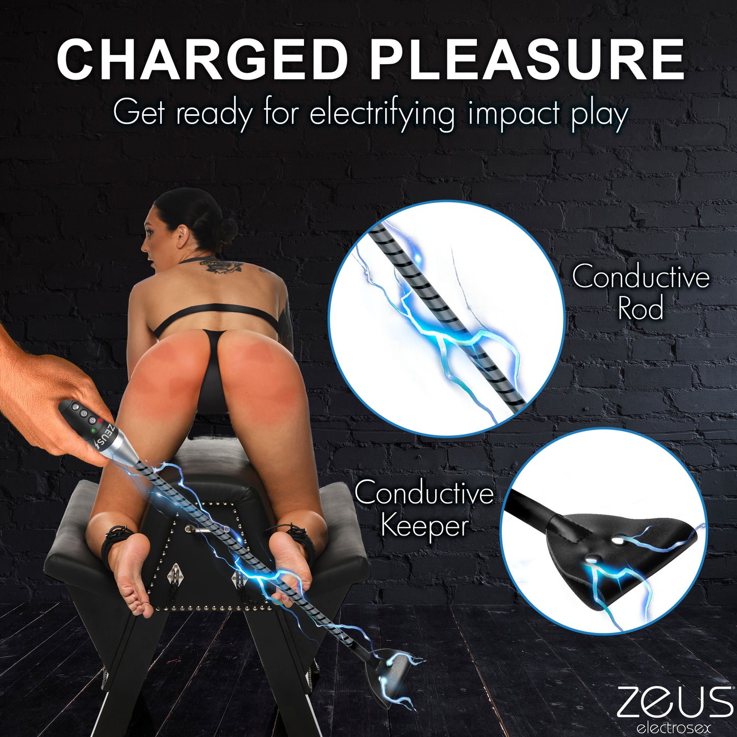 Zeus Electrosex E-stim Crop