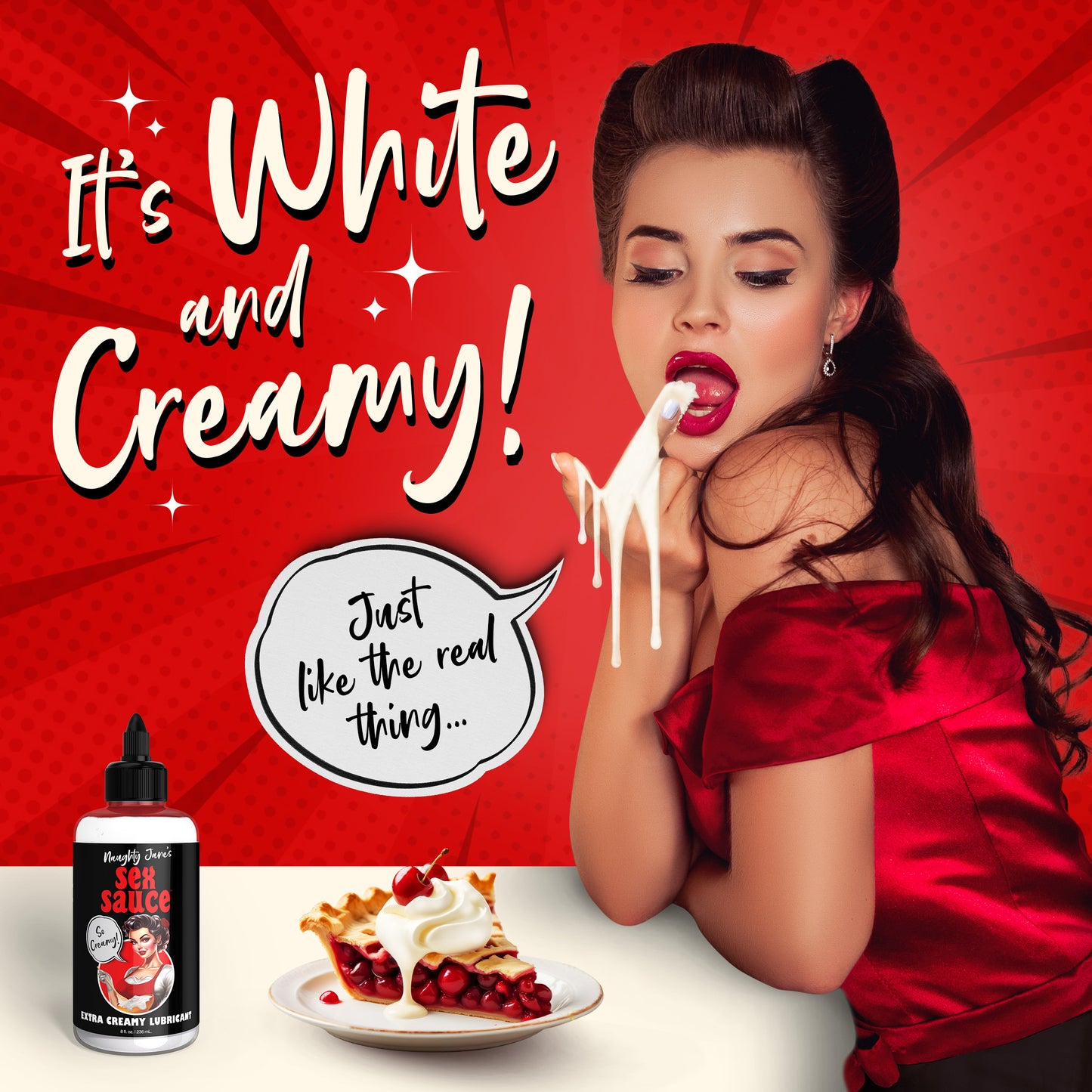 Naughty Jane's Sex Sauce Extra Creamy Water-based Lubricant