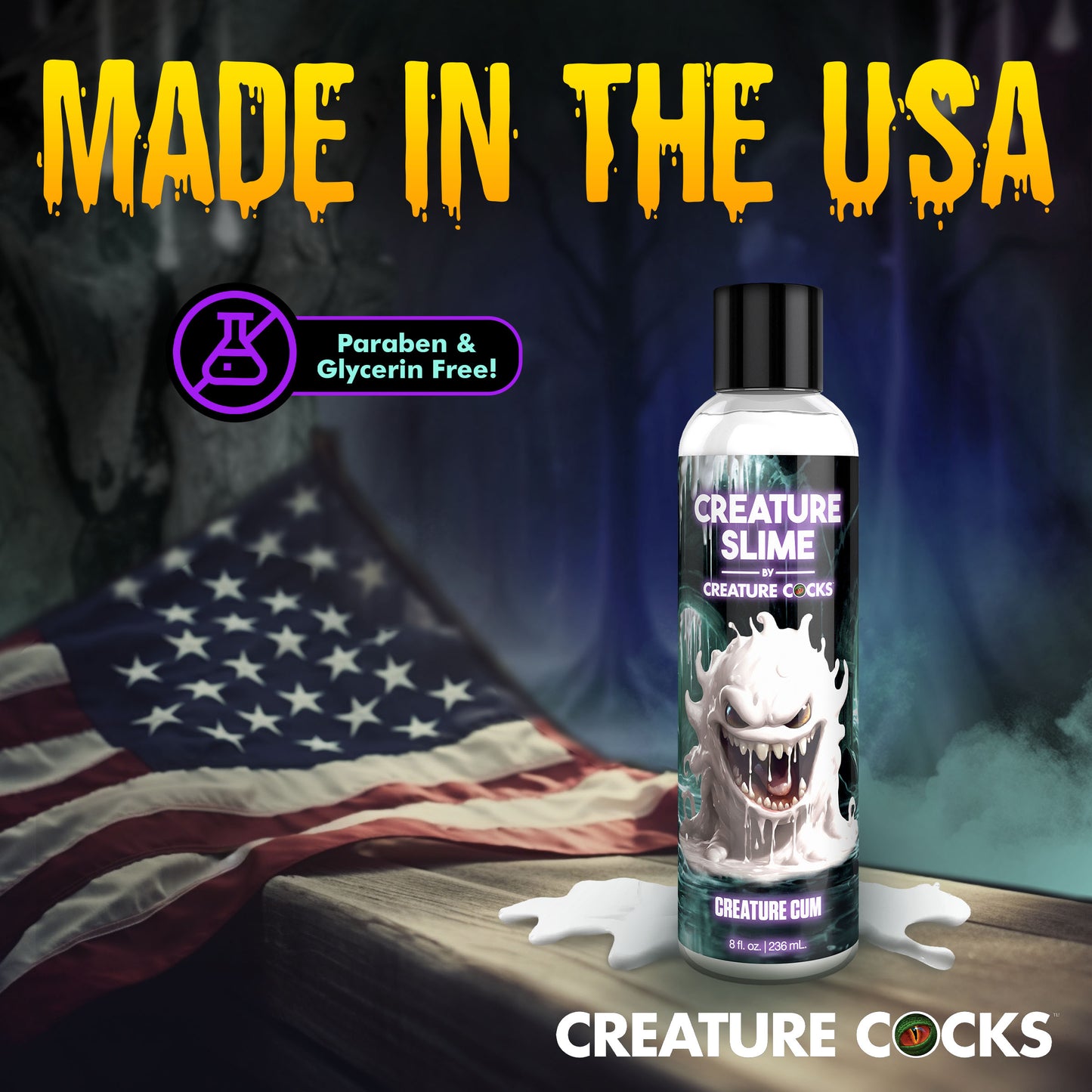 Creature Slime Creature Cum Water-based Lubricant