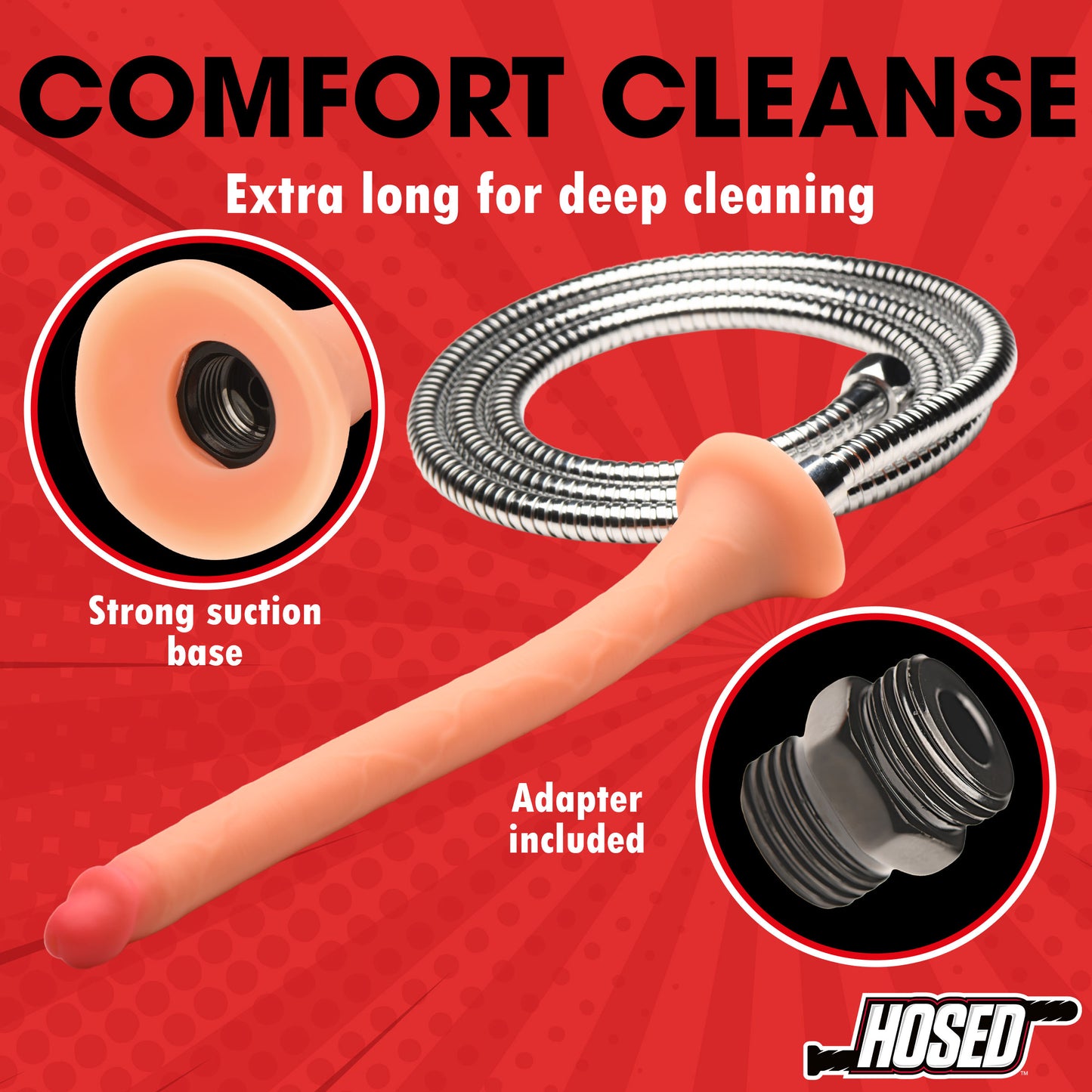 Slim Silicone Enema Hose