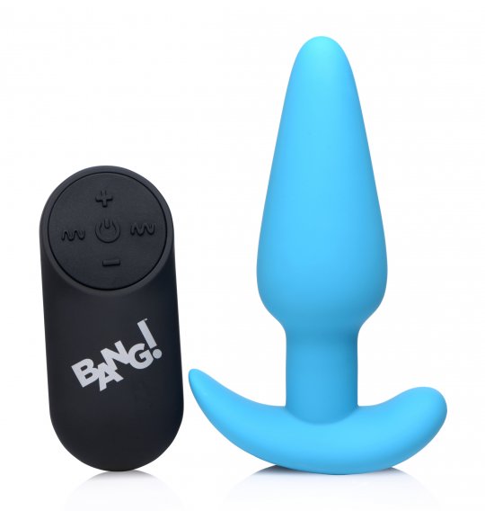 Remote Control 21x Vibrating Silicone Butt Plug