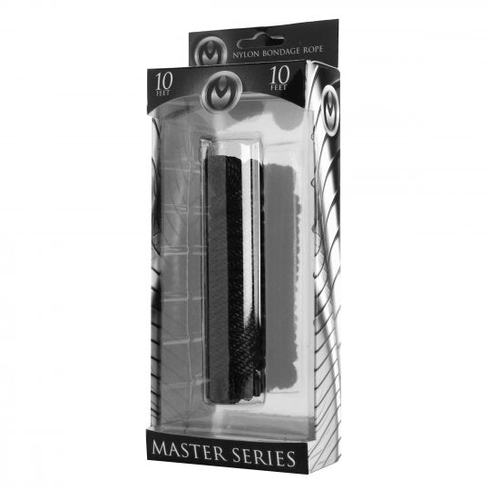 Master Series Premium Black Nylon Bondage Rope