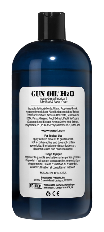 Gun Oil H2O Water-based Lubricant