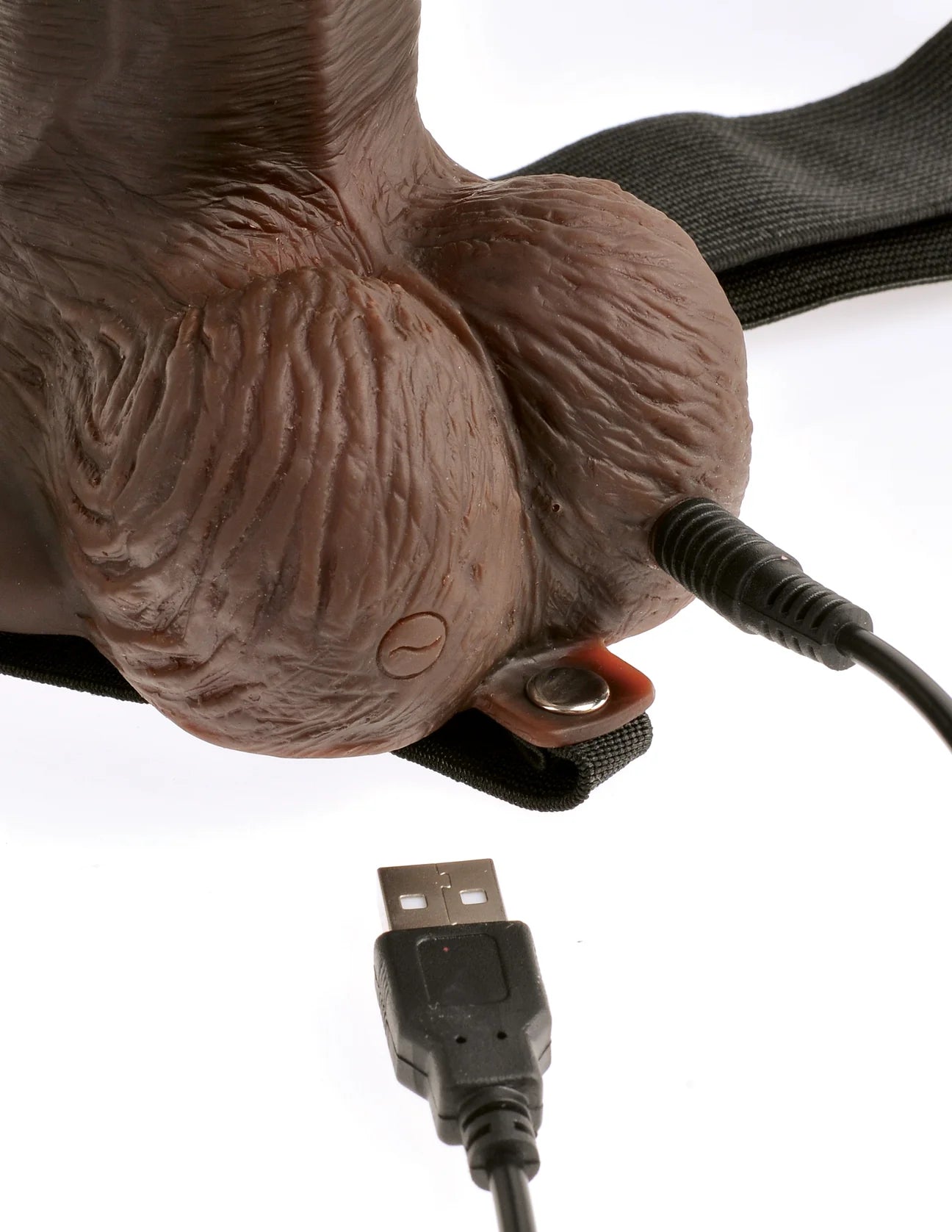 Fetish Fantasy Series 8 Inch Hollow Rechargeable Strap-on With Remote