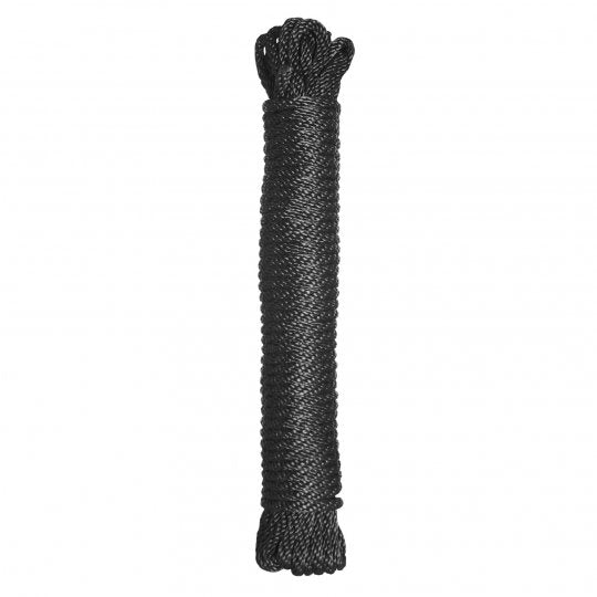 Master Series Premium Black Nylon Bondage Rope