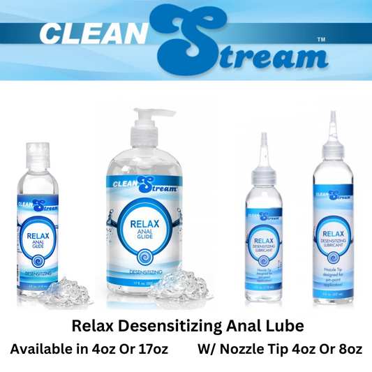 Cleanstream Relax Desensitizing Water-based Anal Lube