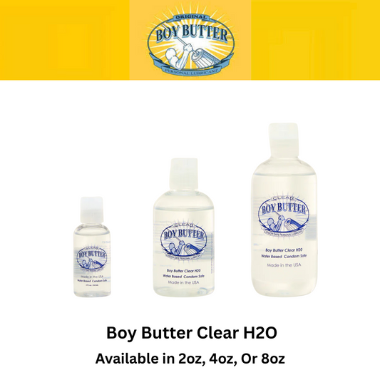 Boy Butter Clear H2O Water-based Lubricant