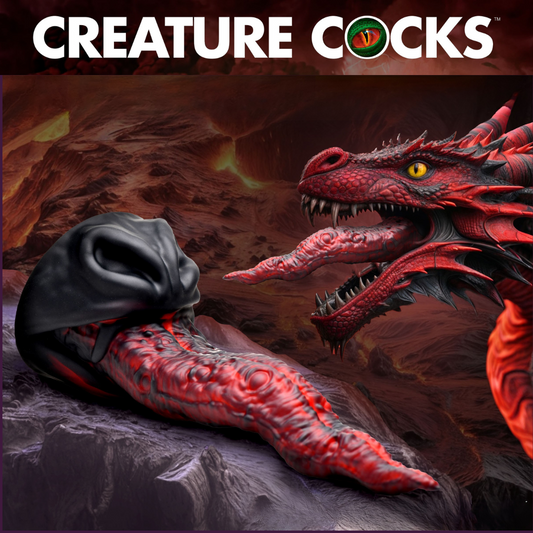 Dragon Tongue Silicone Dildo