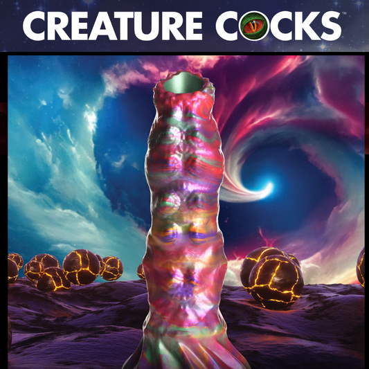 Larva Silicone Ovipositor Dildo With Eggs