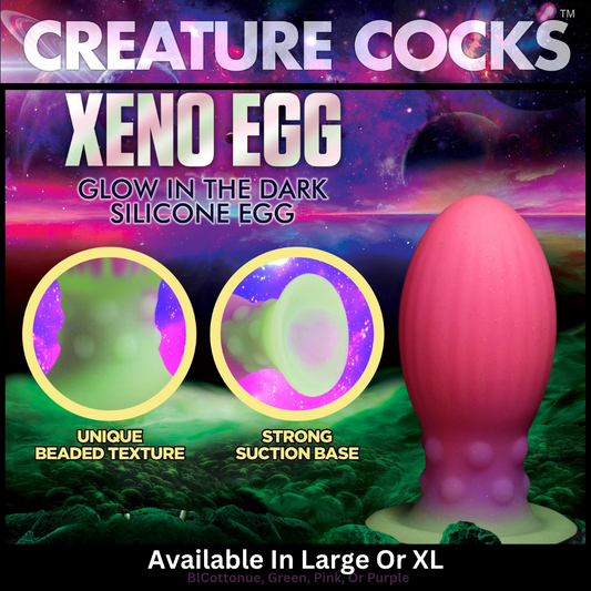 Xeno Egg Glow In The Dark Silicone Egg