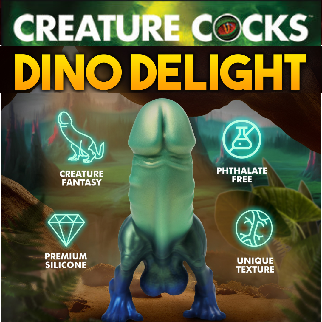 Jurassic Cock Dinosaur Silicone Dildo