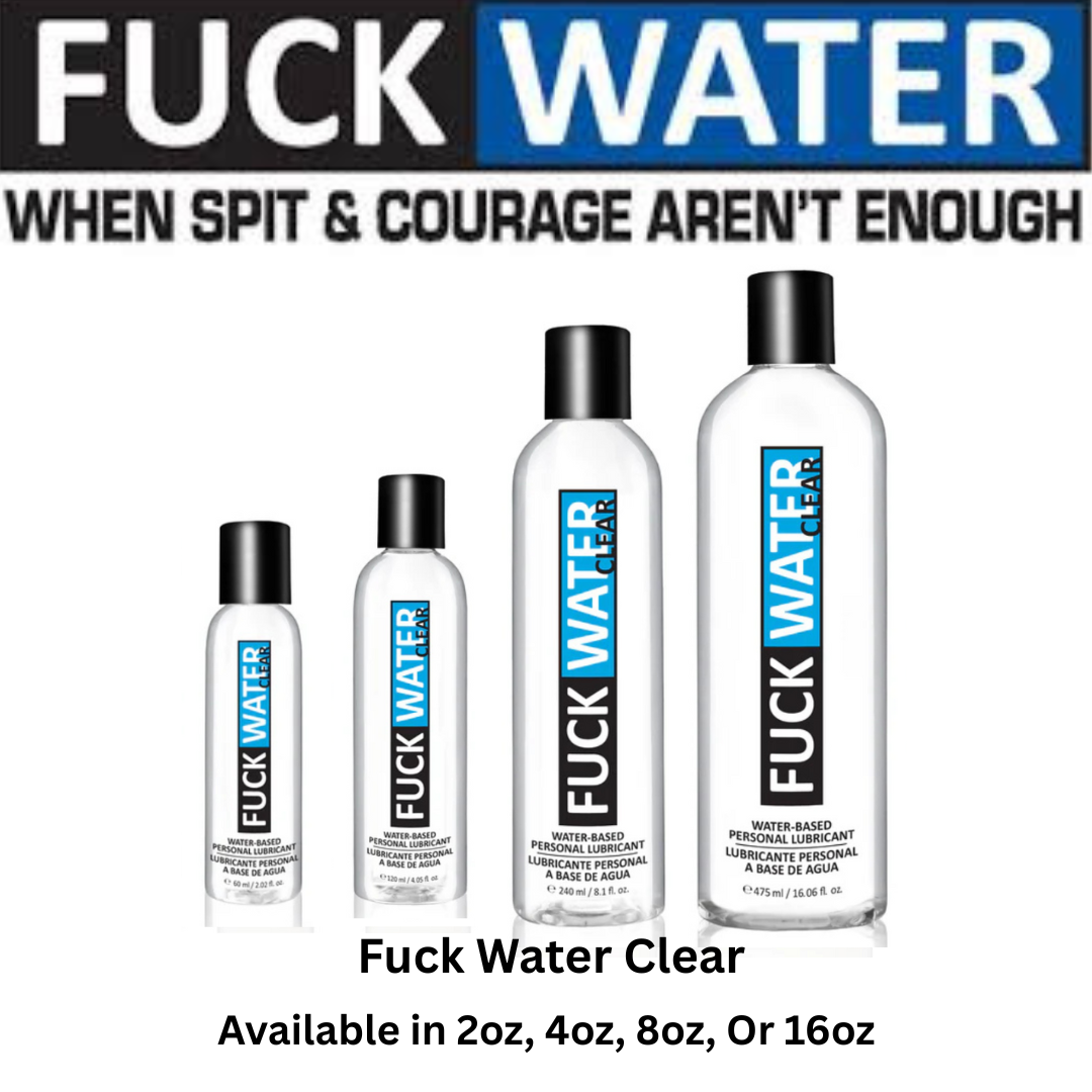 Fuck Water Clear Water-based Lubricant