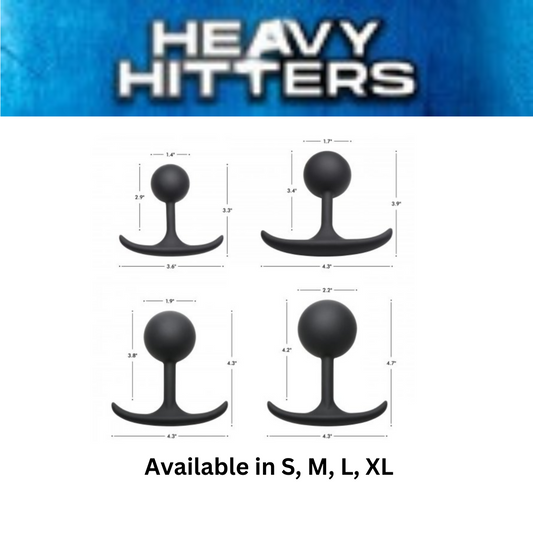 Premium Silicone Round Weighted Anal Plug