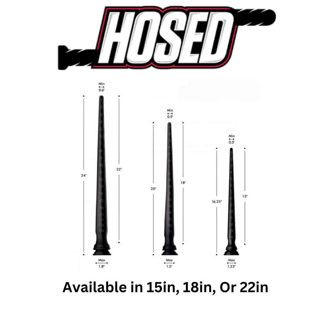 Silicone Tapered Anal Hose