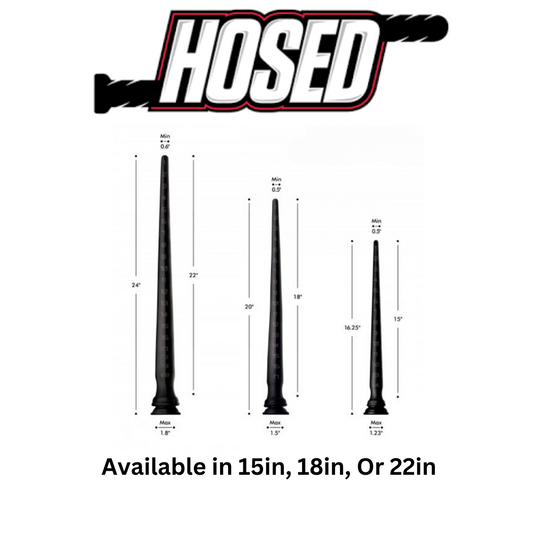Silicone Tapered Anal Hose