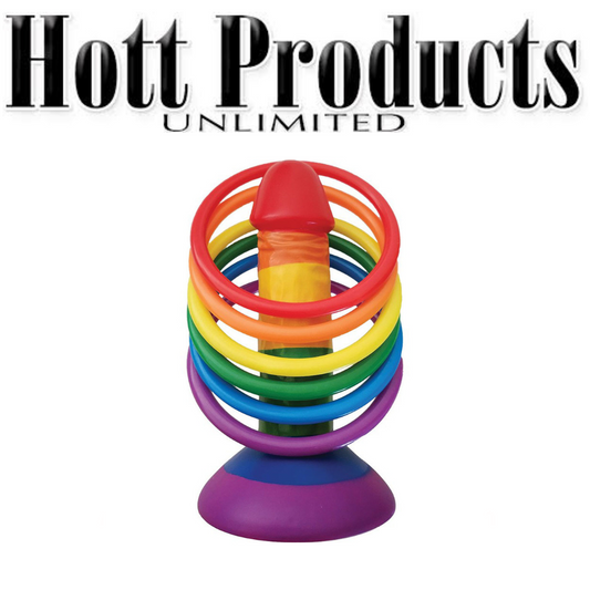 Rainbow Pecker Party Ring Toss