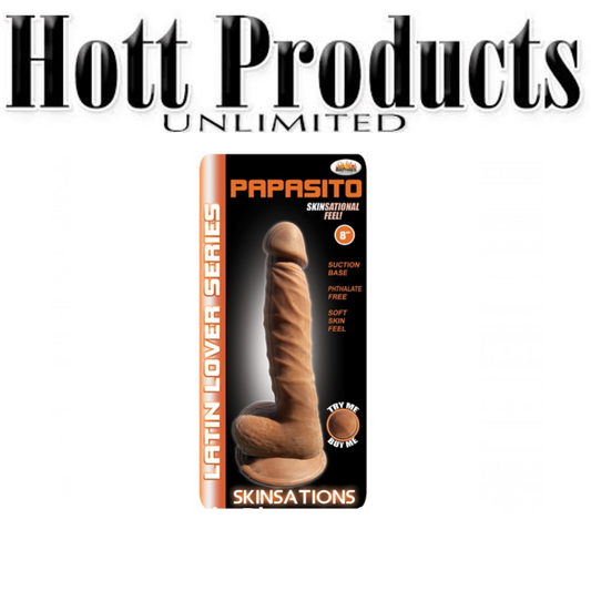 Skinsations Latin Lover Series Papasito 8 Inches