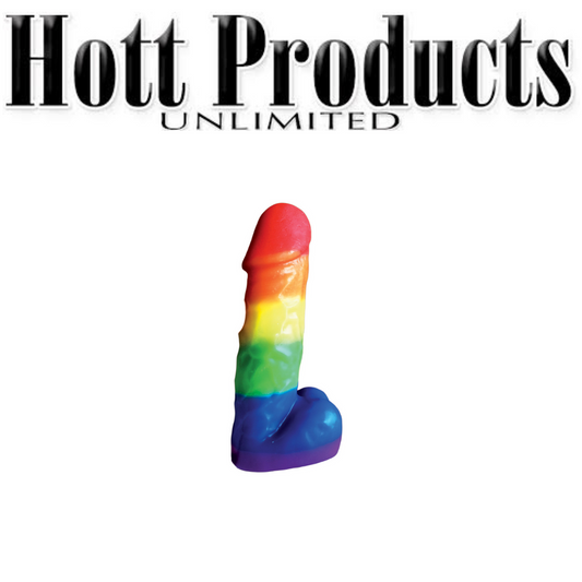 Rainbow Pecker Party Candle 7 Inches