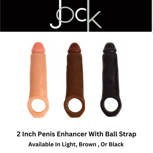 2 Inch Penis Enhancer With Ball Strap
