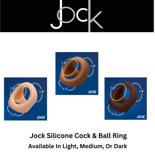 Jock Silicone Cock & Ball Ring