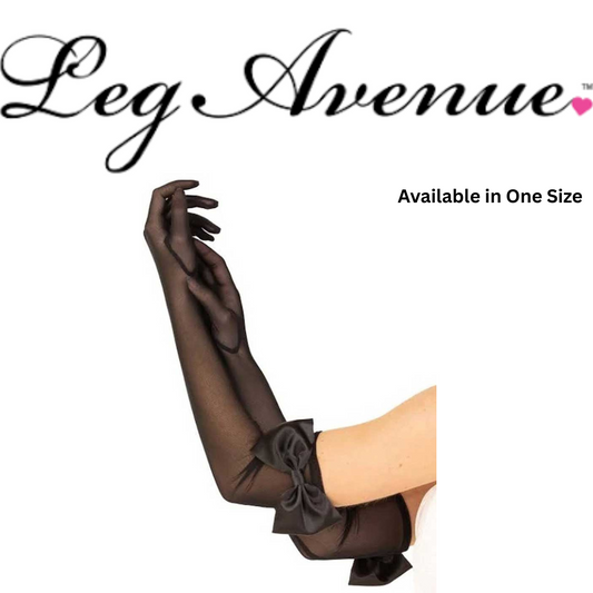 Bow Top Mesh Gloves