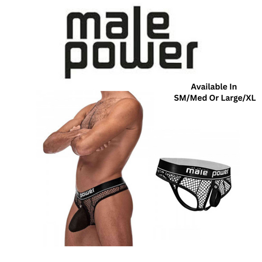 Cock Pit Net Cock Ring Thong