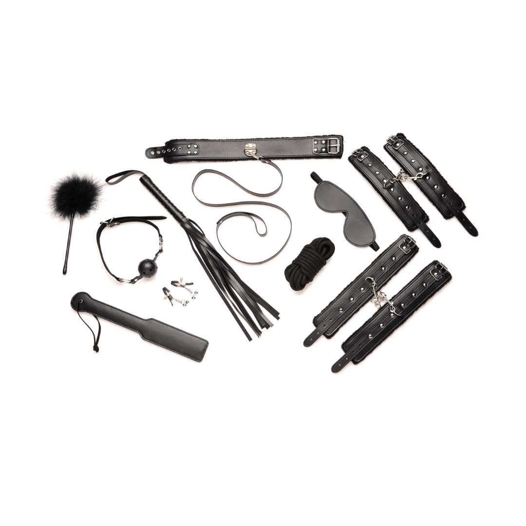 Hook Up 10Pc Plush Bondage Set