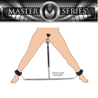 Squat Anal Impaler With Spreader Bar And Cuffs