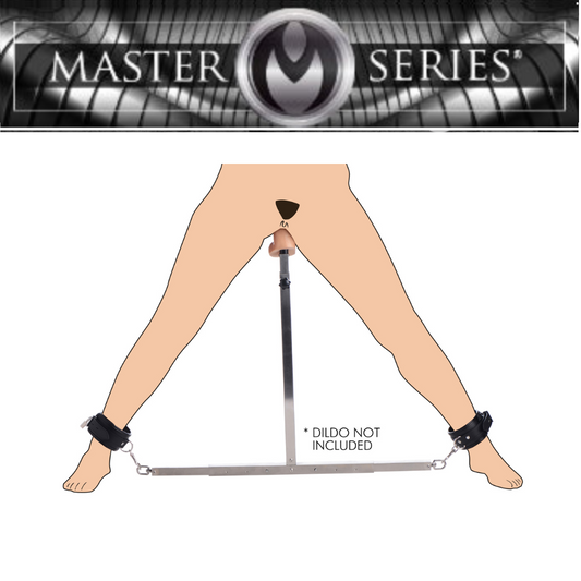 Squat Anal Impaler With Spreader Bar And Cuffs
