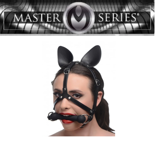 Dark Horse Pony Head Harness With Silicone Bit
